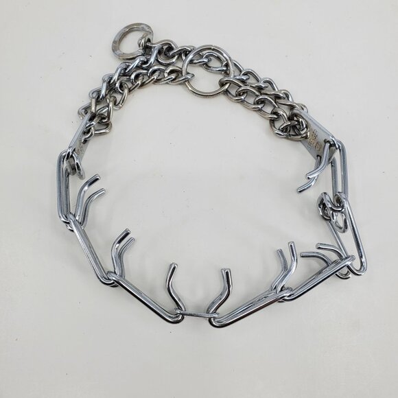 Herm Sprenger Dog Training Prong Pinch Collar Chrome Plated Steel - Picture 5 of 5